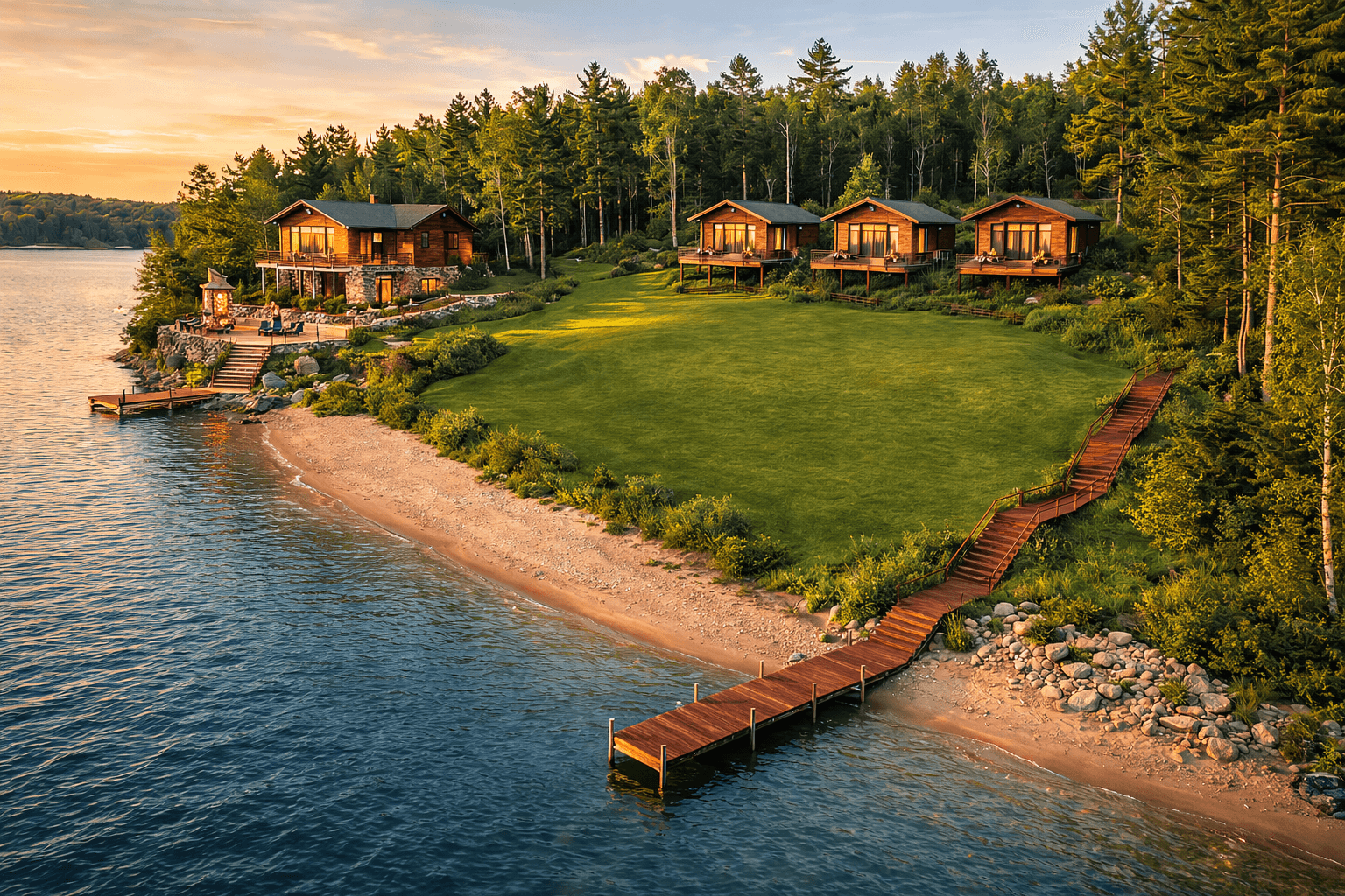 Ode'imini Resort — lakeside retreat in the Northwoods of Wisconsin